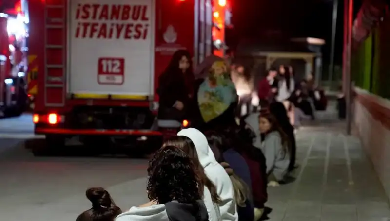 2500 Kişilik Öğrenci Yurdunda Yangın: Korku Dolu Anlar ve Yardım Çabaları