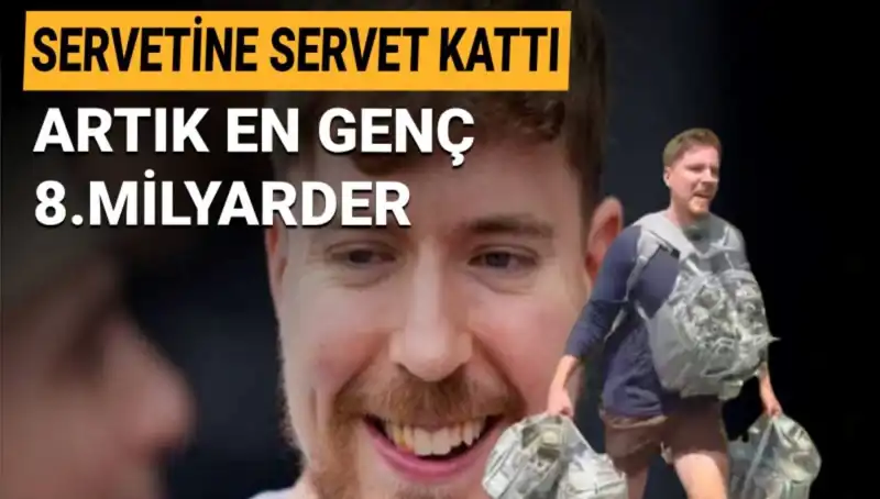 YouTube’un Fenomenden Milyarder Yatırımcıya: MrBeast’ın Şaşırtan Başarısı