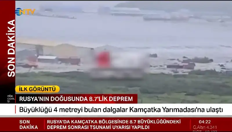 Kamçatka Kıyılarında Tsunami Tehlikesi: İlk Dalgalar Gözlemlendi