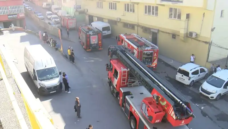 İstanbul'daki Tekstil Atölyesinde Çıkan Yangın, Büyük Korkuya Neden Oldu