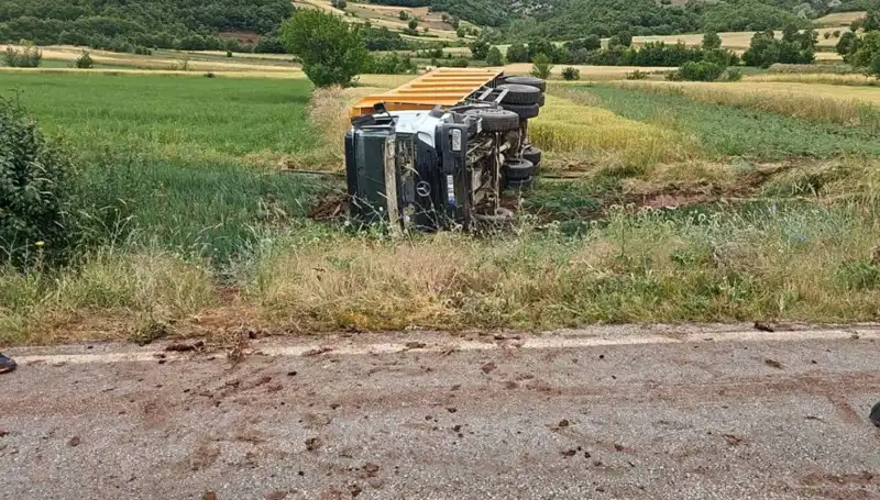 Tokat'ta Devrilen Kamyon Kazasında Hayatını Kaybeden Sürücünün Acı Hikayesi